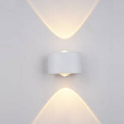 Italux kinkiet lampa ścienna Gilberto PL-260W IP54 biały LED 2W 3000K