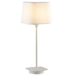 Italux lampa stołowa Mito MA04581T-001-01 biały abażur 