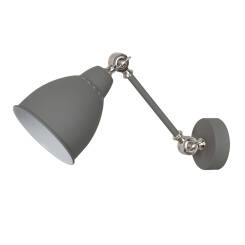 Italux kinkiet lampa ścienna Sonny MB-HN5010-1-GR szara