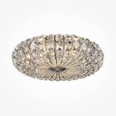 Maytoni Broche DIA902-04-N plafon lampa sufitowa okrągła metalowa kryształy o różnych rozmiarach 4XE14 60W 40cm