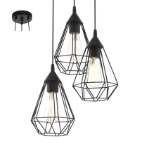 Lampy wiszące druciane