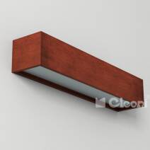 Kinkiety / lampy ścienne drewniane