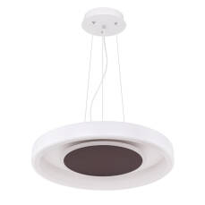 Globo GOFFI 48398-40H lampa wisząca biała brąz LED 40W 3000-6000K 50cm