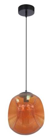 Candellux CLUB 31-51233 lampa wisząca klosz szklany pomarańczowy 1X60W E27 28 cm