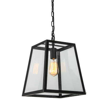 Italux lampa wisząca Laverno MD-102821-1-B czarna 28cm