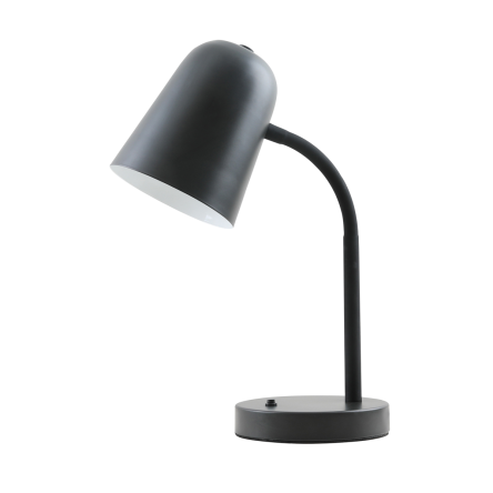 Italux Prato  TB-37643-BK  lampa stołowa nowoczesna, czarna, średnica 14 cm, 1x5W E27