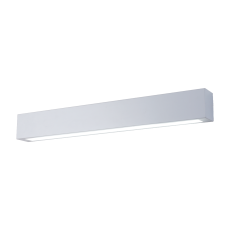 Light Prestige Ibros LP-7001/1C WH-63 18/3 plafon lampa sufitowa biała metalowa LED 18W 3000K IP44 63cm