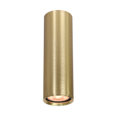 Italux Lopus  CLN-48930-M-GD oprawa natynkowa, sufitowa, nowoczesna, aluminium, złota, tuba 1xGU10, 10W, 17 cm, IP20