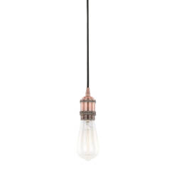 Italux lampa wisząca Classo DS-M-034 RED COPPER czerwona miedź E27