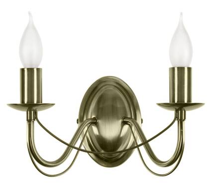 Candellux MUZA 22-69156 kinkiet lampa ścienna patyna 2X40W E14 29cm