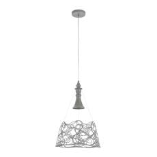 Maytoni Elva P229-PL-01-GR lampa wisząca szara metalowa rama 1XE27 60W 35cm