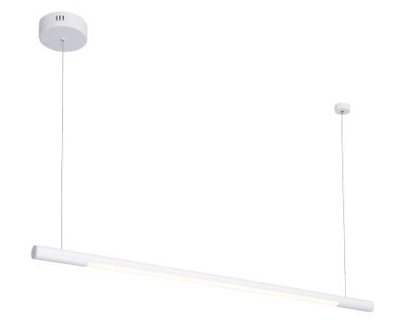 Maxlight ORGANIC HORIZON P0357 lampa wisząca metalowa podłużna biała 1x16W LED 3000K 100cm