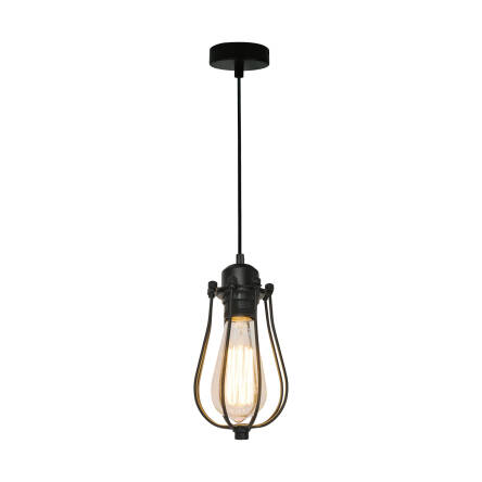 Zuma Line P14030C HORTA lampa wisząca czarny 1xE27 60W 11cm