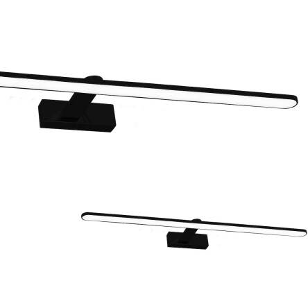 Milagro  ML5725 SPLASH BLACK kinkiet lampa ścienna czarna 21W LED 4000K 100cm IP44