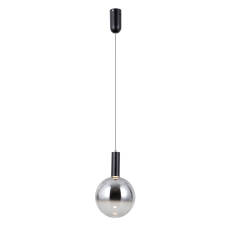 Italux Strela PND-34378-1M-BK lampa wisząca czarna LED 5W 20cm