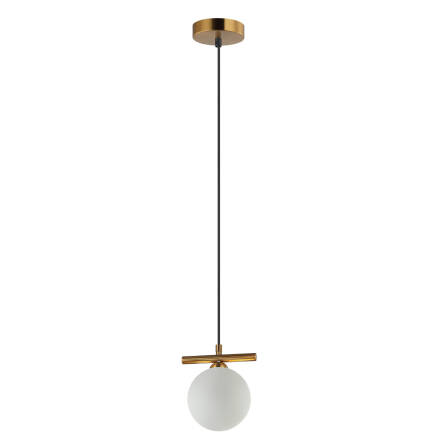 Italux Merseta PND-463321S-BRO+W lampa wisząca nowoczesna brąz antyczny klosz kula G9 1x25W 12cm