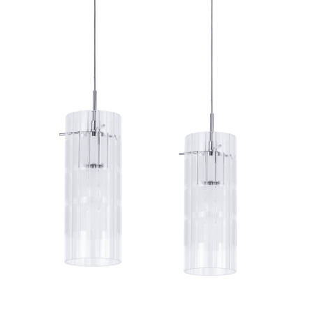 Italux lampa wisząca Max MDM1957-2 chrom podwójna 