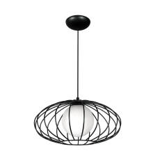 Milagro KRONOS BLACK MLP4422 lampa wisząca metalowa czarna koszyk 1xE14 36cm