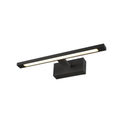 Light Prestige Isla GS-LWB-12W BK kinkiet lampa ścienna metalowa łazienkowy czarny LED 12W 4000K IP44 41cm