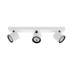 Italux Karlota SPL-31959-3B-WH listwa oświetleniowa nowoczesna biały z czarnym GU10 3x35W 46cm IP20