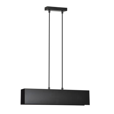 Emibig GENTOR 2 BLACK 672/2 lampa wisząca oryginalna czarna loft regulowana metalowa 2x60W E27 48cm