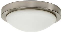 Candellux RODA 13-74037 plafon lampa sufitowa satyna nikiel szklany klosz E27 2X60W 32cm