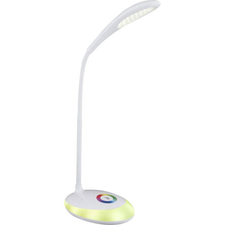 Globo MINEA 58264 lampa stołowa biała LED 3W 5000K RGB 1,4W 48cm