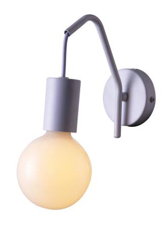 Candellux BASSO 21-70982 kinkiet lampa ścienna biała matowa 1X40W E27