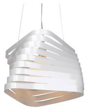 Candellux BIZO 31-21581 lampa wisząca biała metalowy klosz 1X60W E27 40cm