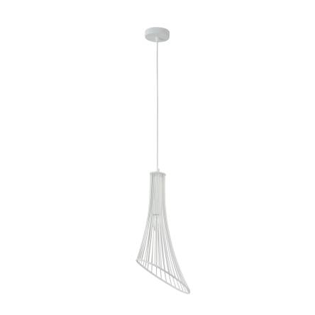 Maytoni Ginger And Fred T062-PL-23-W lampa wisząca metalowa rama klosz biała 1xE14 40W 22,5cm