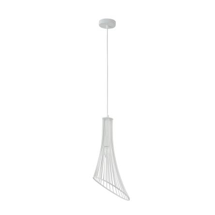 Maytoni Ginger And Fred T062-PL-23-W lampa wisząca metalowa rama klosz biała 1xE14 40W 22,5cm