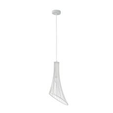 Maytoni Ginger And Fred T062-PL-23-W lampa wisząca metalowa rama klosz biała 1xE14 40W 22,5cm