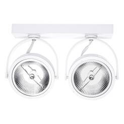 Milagro LUGAR WHITE ML5705 oprawa natynkowa biała aluminium 2xAR111 GU10 28cm