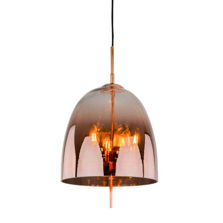 Italux lampa wisząca Alan MD-OYD-10310B-SP3 COPPER szklana miedziana 33cm