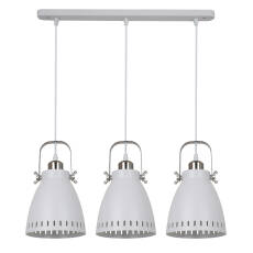 Italux lampa wisząca Franklin MD-HN8026S-3-WH+S.NICK biała potrójna 59cm