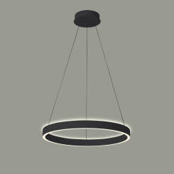 Italux Brasco Up Down PND-56215D-080RPC-BK-3KS4K-TRDIMM lampa wisząca czarna LED 80W 3000K + 4000K 80cm