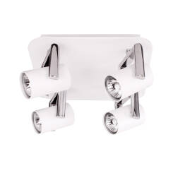 Italux plafon lampa sufitowa Bland FH31714SJ11-WCH biała chrom 25cm