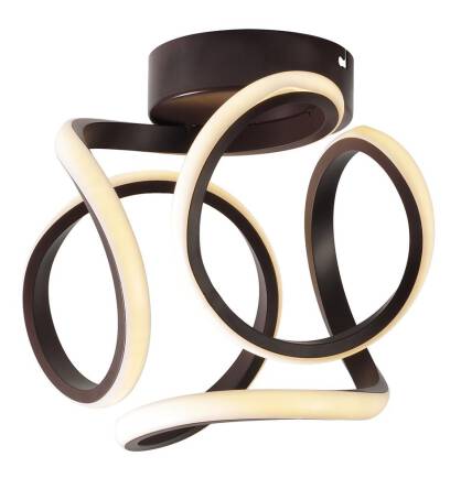 Apeti DOUGLAS A0005-210 plafon lampa sufitowa brązowa LED 11W 4000K 27cm