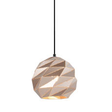 Italux Palermo PND-2424-1S-GD lampa wisząca nowoczesna stalowa złoty okrągła IP20 E27 1x40W 21,5cm