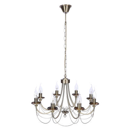 Candellux MUZA 38-69187 żyrandol patyna 8X40W E14 60cm