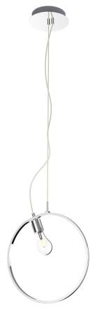 Apeti SKIROS A0024-320 lampa wisząca chrom 1X60W E27 + LED 12W 4000K 35cm