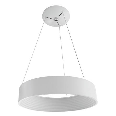 Italux Mattia 3936-832RP-WH-3 lampa wisząca nowoczesna biała klosz akryl 45cm LED 32W IP20 3000K