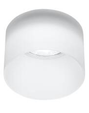 Candellux TUBA 2273679 oprawa stropowa biała mrożona szklana 1X50W GU10 7,8 cm
