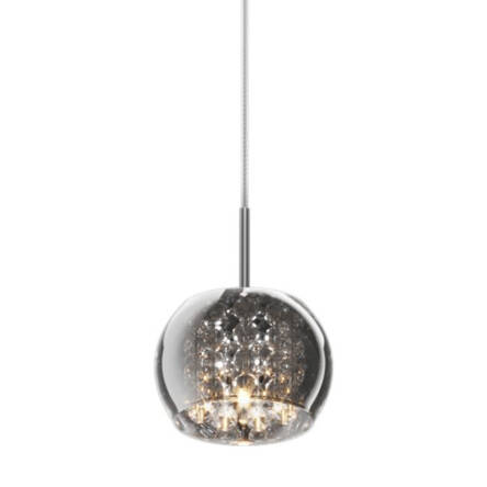 Zuma Line P0076-01A-F4FZ CRYSTAL lampa wisząca chrom kryształy 1xG9 42W 13cm