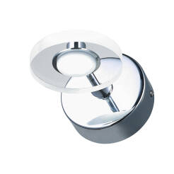 Italux Harmony MB1225/1 kinkiet lampa ścienna nowoczesna chrom LED 3W 3000K 16,5 cm