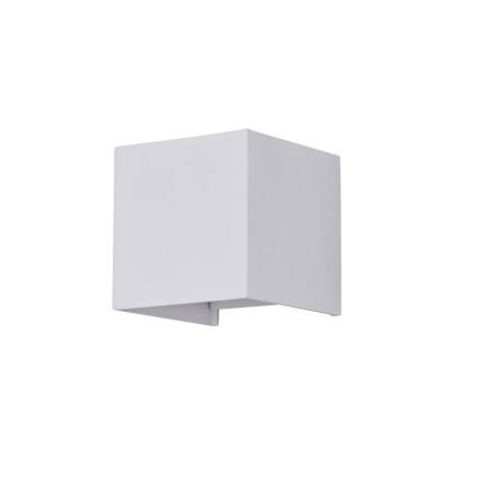 Maytoni Fulton O572WL-L6W kinkiet lampa ścienna zewnętrzna LED 6W 3000K metal biały 10cm IP54