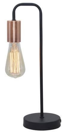 Candellux HERPE 41-66862 lampa stołowa czarna 1X60W E27