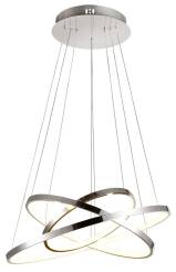 Candellux LUNE 33-64738 lampa wisząca okrągła potrójna chrom LED 60W 4000K 50cm