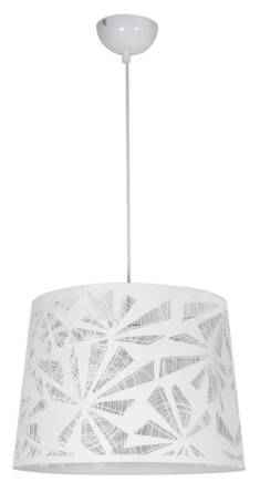 Candellux ORLANDO 31-49131 lampa wisząca wiatrak metalowy klosz biały 1X60W E27 35cm
