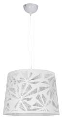 Candellux ORLANDO 31-49131 lampa wisząca wiatrak metalowy klosz biały 1X60W E27 35cm